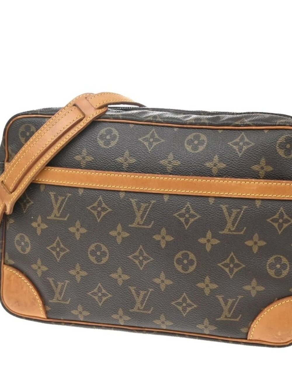 LOUIS VUITTON Trocadero 30 Shoulder Bag Monogram Leather Brown M51272 89KD703
